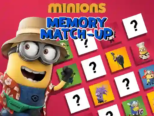 Xogo Minions Memory Match Up en liña