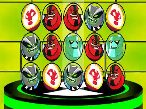 Xogo Ben 10 Match 3 Aliens en liña