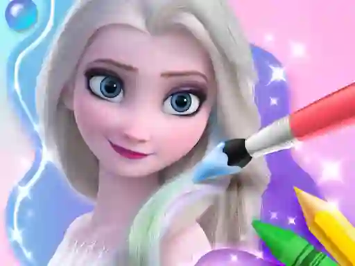 Xogo Coloring Book For Elsa en liña