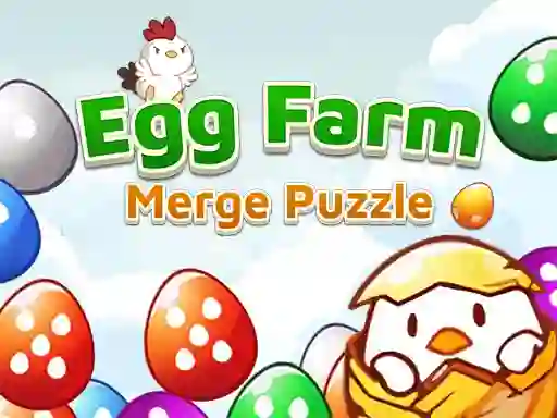 Xogo Egg Farm Merge Puzzle en liña
