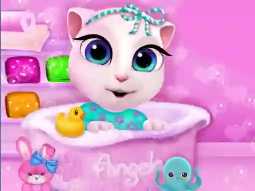Xogo Baby Angela Bathing Time en liña