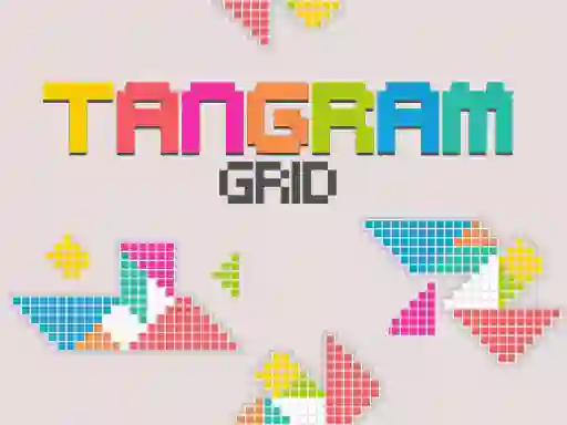 Xogo Tangram Grid en liña