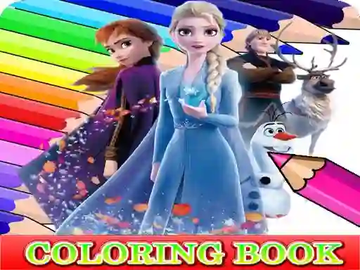 Xogo Coloring Book for Frozen Elsa en liña