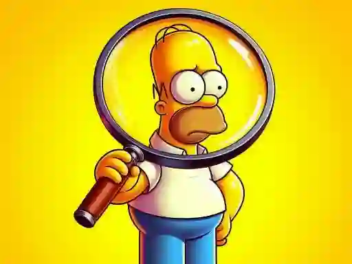 Xogo The Simpsons Find the Difference en liña