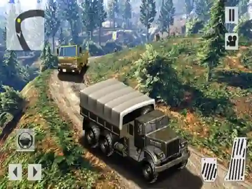 Xogo US OffRoad Army Truck Driver en liña