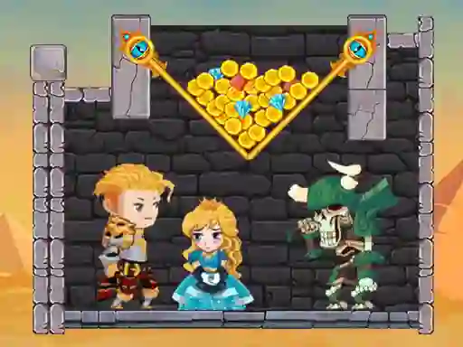 Xogo Hero Rescue Pull The Pin en liña