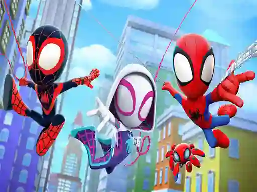 Xogo Spidey and his Amazing Friends Swing Into Action! en liña