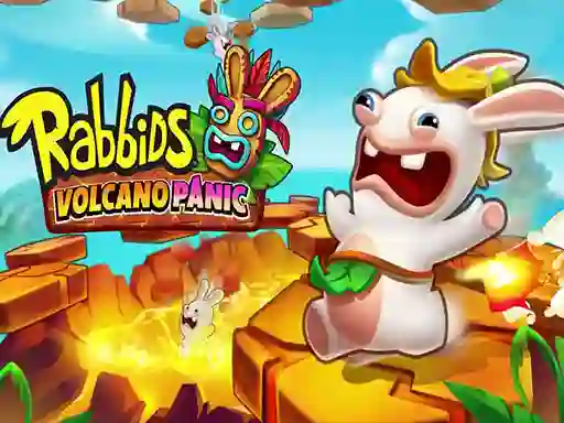 Xogo Rabbids Volcano Panic en liña