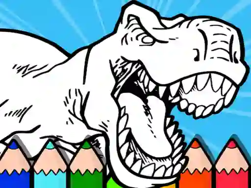 Xogo Coloring Dinos For Kids en liña