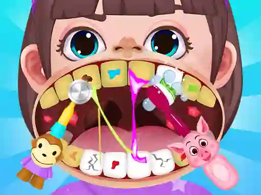 Xogo Baby Hospital Dentist Caring en liña