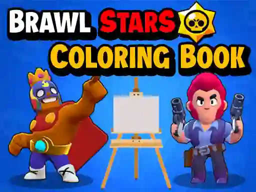 Xogo Brawl Stars Coloring Books en liña