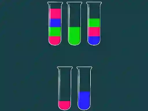 Xogo Water Sorting Color in the bottle en liña