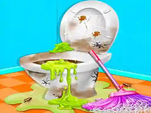 Xogo Dirty Home Cleaning Fix en liña