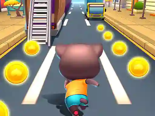 Xogo Paw Puppy Kid Subway Surfers Runner en liña