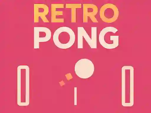 Xogo Retro Pong en liña