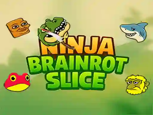 Xogo Ninja brainrot Slice en liña