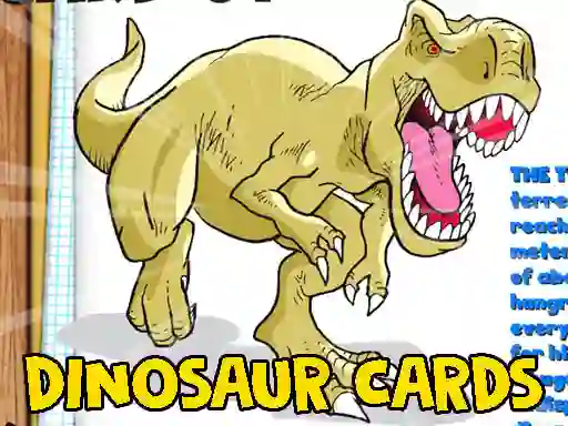 Xogo Dinosaur Cards en liña