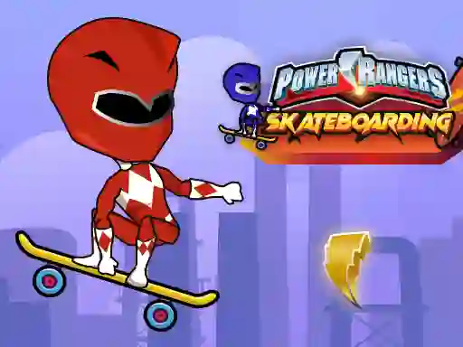 Xogo Power Rangers Skateboading en liña