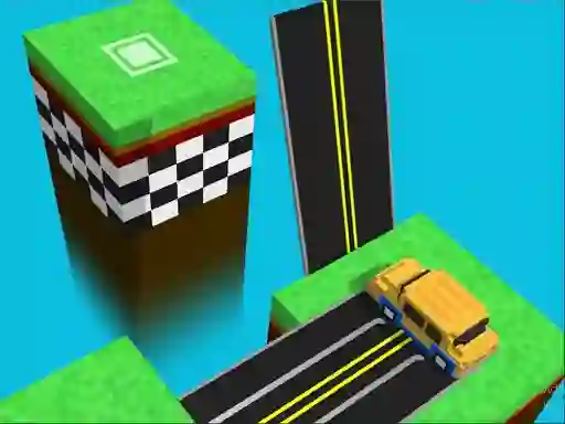 Xogo Blocky Taxy ZigZag en liña