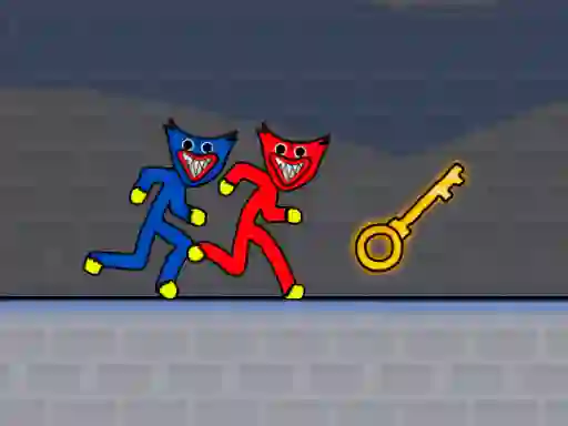 Xogo Stickman Huggy Party Duo en liña