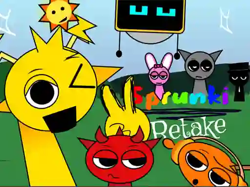 Xogo Sprunki Retake FINAL v4 en liña
