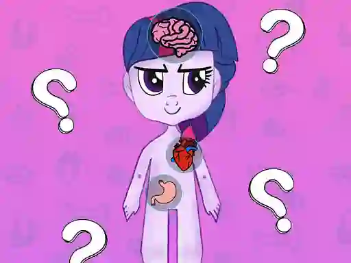Xogo My Little Pony Learning The Body en liña