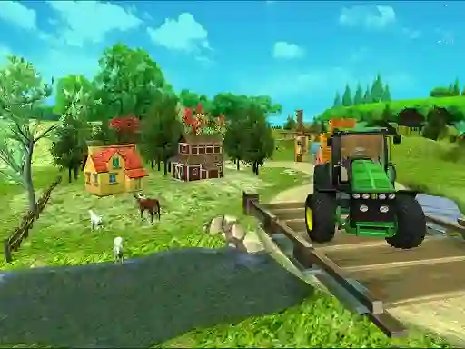Xogo Cargo Tractor Farming Simulation Game en liña