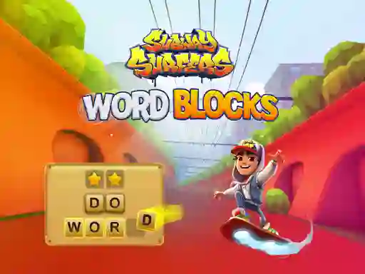 Xogo Subway Surfers Word Blocks en liña