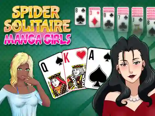 Xogo Spider Solitaire Manga Girls en liña