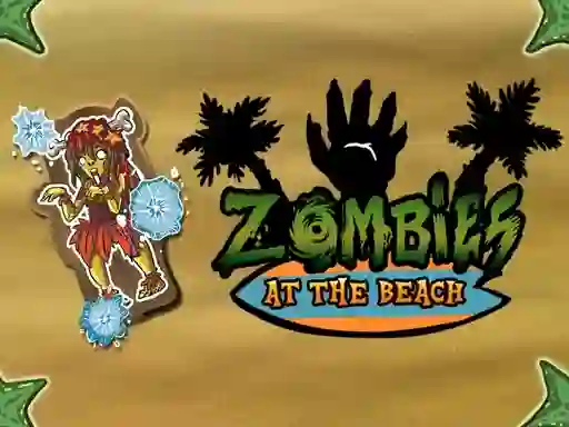 Xogo Zombies at the beach en liña