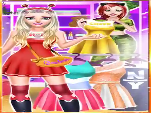 Xogo Cheerleader Magazine Girls Dress Up en liña