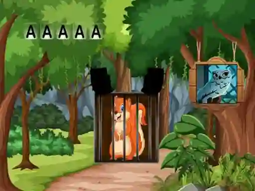 Xogo Rescue The Cute Squirrel en liña