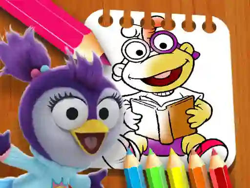 Xogo Muppet Babies Coloring Book en liña