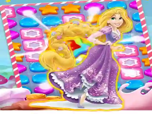 Xogo Princess Rapunzel Match3 en liña