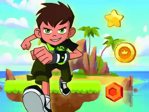 Xogo Ben 10 Island Run en liña