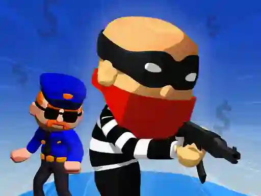 Xogo Bank Robbery Puzzle Shooter en liña