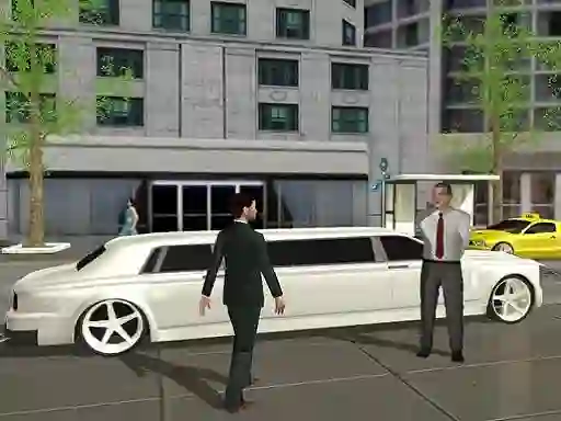 Xogo Limo Taxi Driving Simulator: Limousine Car Games en liña