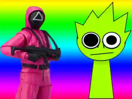Xogo Squid Sprunki Shooter Game 2 en liña