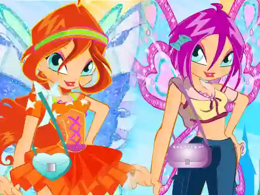 Xogo Winx Stylish Dress en liña