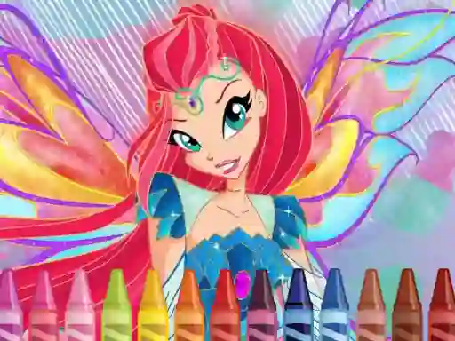 Xogo Winx Coloring en liña