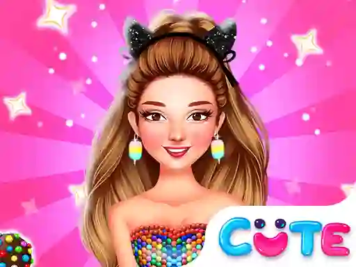 Xogo Celebrity Love Candy Outfits en liña