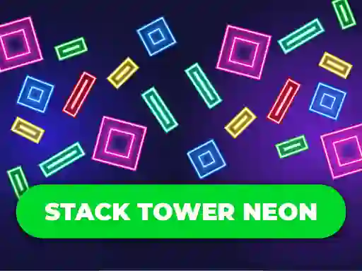 Xogo Stack Tower Neon: Keep Blocks Balance en liña