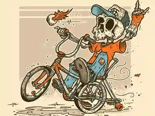 Xogo Halloween Bike Ride en liña