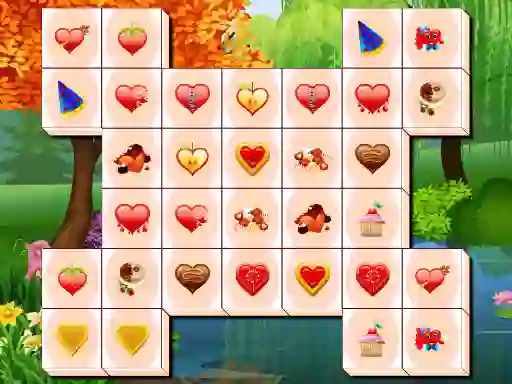 Xogo Valentines Day Mahjong en liña