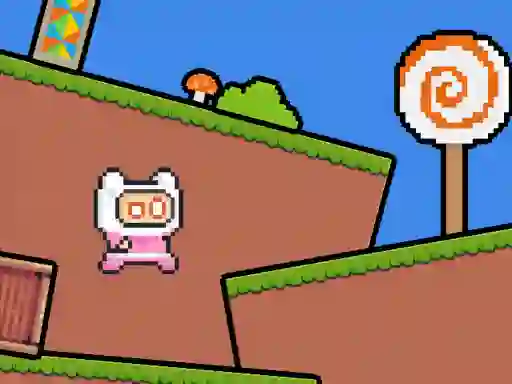 Xogo Pink Rush Speedrun Platformer en liña