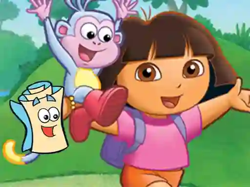 Xogo Dora Find Hidden Map en liña