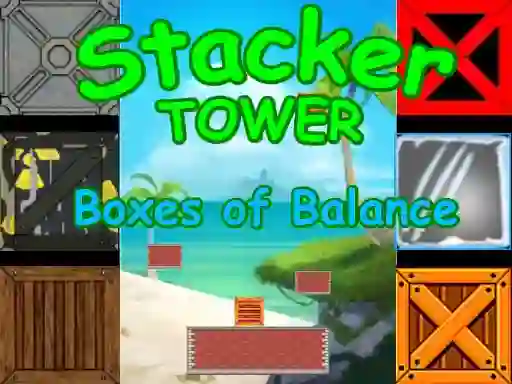 Xogo Stacker Tower Boxes of Balance en liña