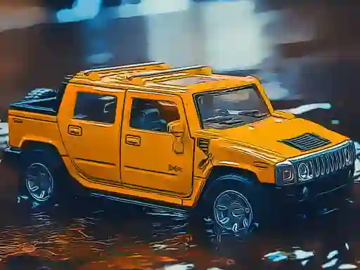 Xogo Hummer Jeep Puzzle en liña