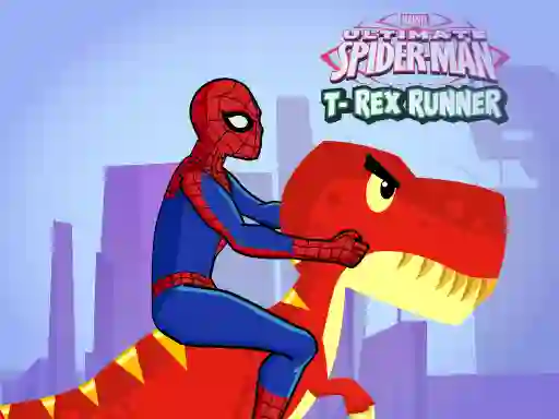 Xogo Spiderman T-Rex Runner en liña