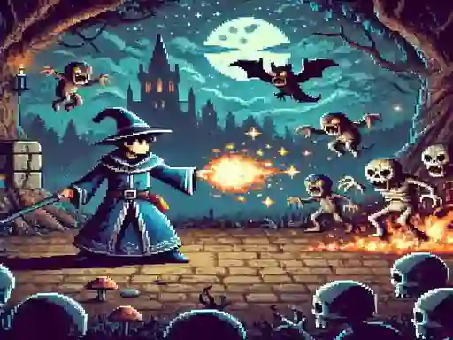 Xogo Pixel Wizard en liña